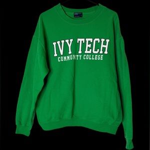 Green College Sweatshirt